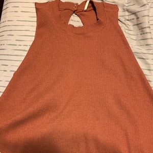 Burnt Orange, dressy crop
